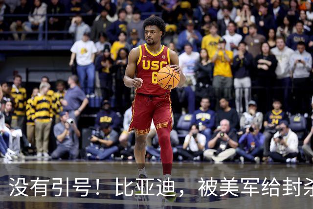 没有引号！比亚迪，被美军给封杀了