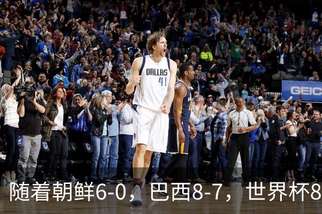 随着朝鲜6-0，巴西8-7，世界杯8强诞生4席，中国女足取胜=创历史