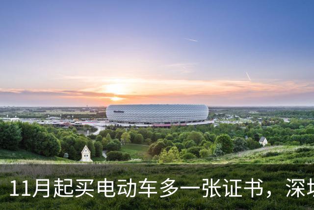 11月起买电动车多一张证书，深圳600万辆存量车不用换